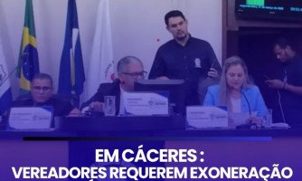 Em Cáceres – Vereadores requerem exoneração de secretário acusado de suposto desvio de combustível