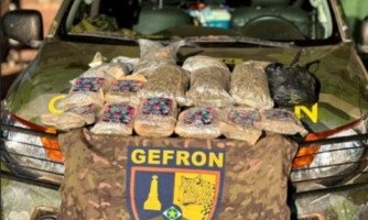 GEFRON e Força Tática Apreendem Mais de 16 Kg de Drogas na Fronteira entre Brasil e Bolívia