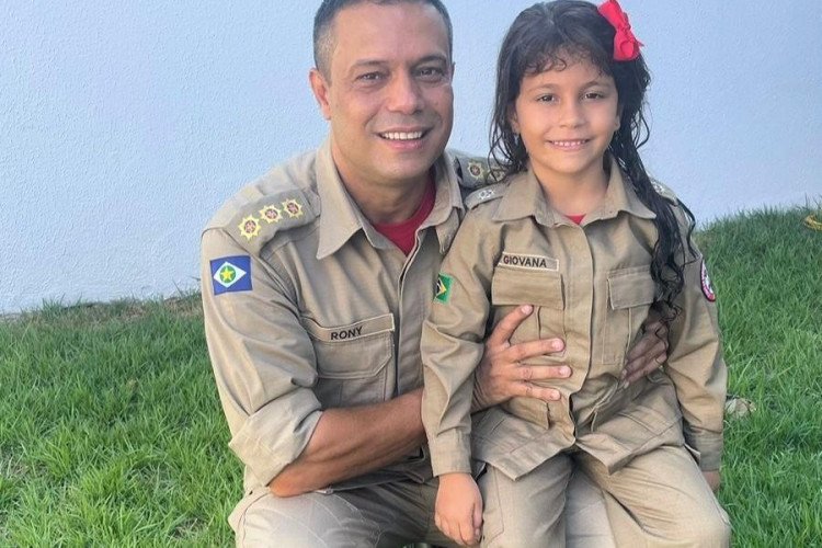 Bombeiros militares dão exemplo e ensinam filhos sobre solidariedade e compromisso com a comunidade